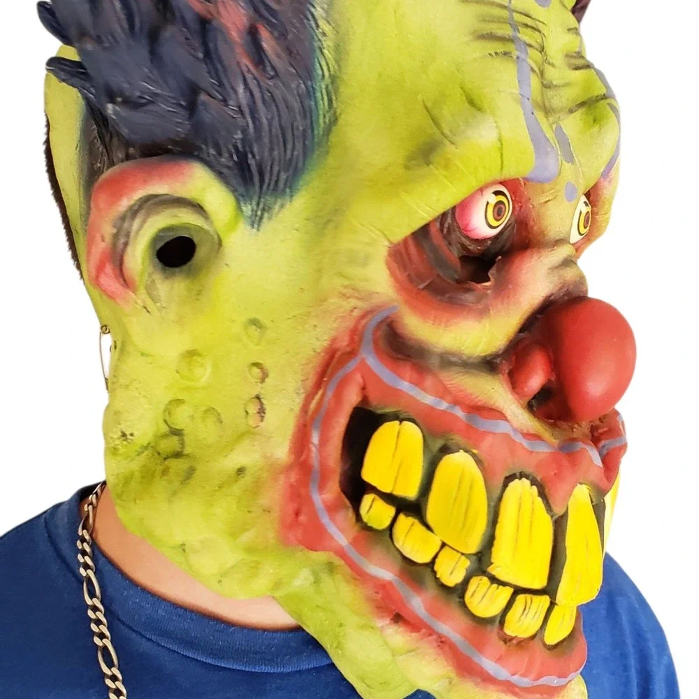 Blobbo Creepy‎ Clown Mask Halloween Horror Prop Costume Party Scary Latex Mask